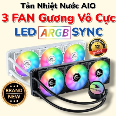 AIO 3 Fan LED RGB vô cực - Rẻ nhất sàn, mới 100%, FullBox, tản nhiệt nước Rad 360 - 1.045.000₫ AIO 3 Fan LED RGB vô cực - Rẻ nhất sàn, mới 100%, FullBox, tản nhiệt nước Rad 360 - 1.045.000₫