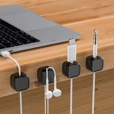 Aioneus Kẹp Giữ Dây Sạc Cố Định Mini - Nam Châm Hút, Gọn Gàng, Treo Dây Điện Cáp, Giá Ưu Đãi 25.000₫ 3