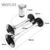 Air Horn VBESTLIFE 150dB 12V có Máy Nén - Kèn Kép mạnh cho Ô tô, Xe tải, Thuyền - Giá ưu đãi 479.600₫ 3
