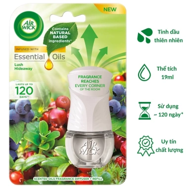 Air Wick 19ml Tinh Dầu Cắm Điện 220V - Hương Thơm Đầy Đủ, Giá Ưu Đãi 279.000₫ 5 Air Wick 19ml Tinh Dầu Cắm Điện 220V - Hương Thơm Đầy Đủ, Giá Ưu Đãi 279.000₫ 5