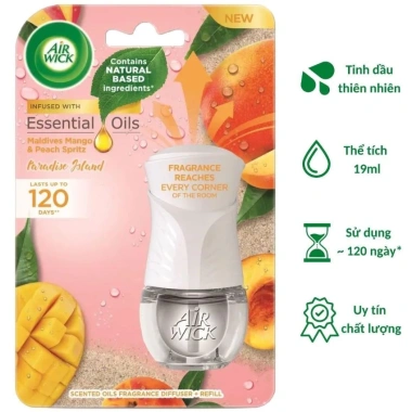 Air Wick 19ml Tinh Dầu Cắm Điện 220V - Hương Thơm Đầy Đủ, Giá Ưu Đãi 279.000₫ 6 Air Wick 19ml Tinh Dầu Cắm Điện 220V - Hương Thơm Đầy Đủ, Giá Ưu Đãi 279.000₫ 6