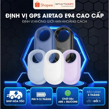 Airtag HOCO E94 chính hãng - Pin bền, kết nối nhanh, tương thích Apple Find My, giá 149.000₫