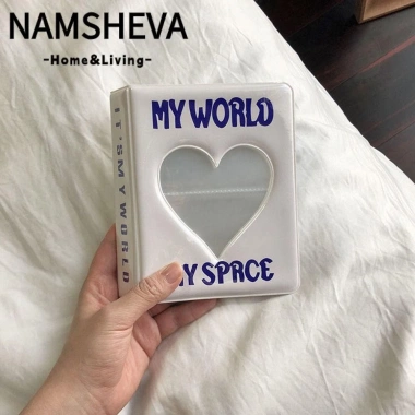 Album Ảnh NAMSHEVA Đỡ Photocard PVC Trái Tim Tình Yêu Rỗng 64 Túi Đựng Ảnh Nam 45.792đ