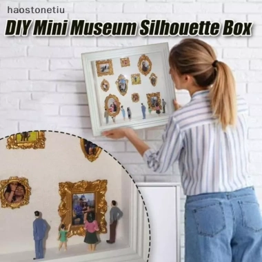 Album Ảnh NS DIY Hộp Silhouette - Bảo tàng Trưng Bày Bộ Nhớ Sáng Tạo, Tượng Thu Nhỏ & Khung Vàng