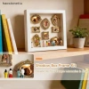 Album Ảnh NS DIY Hộp Silhouette - Bảo tàng Trưng Bày Bộ Nhớ Sáng Tạo, Tượng Thu Nhỏ & Khung Vàng 4