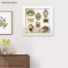 Album Ảnh NS DIY Hộp Silhouette - Bảo tàng Trưng Bày Bộ Nhớ Sáng Tạo, Tượng Thu Nhỏ & Khung Vàng 5
