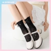 ALDEBRAND Tất Gothic Nơ Siêu Mỏng Ren Thoáng Khí Xuân Hè Bé Gái - Giá 24k 7