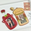 AllGIFT Cover Bảo Vệ Thẻ Clip Dễ Thương Hamburger Chó Cà Chua Mèo - Phong Cách Học Sinh 5