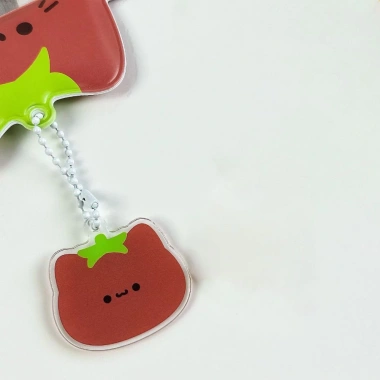 AllGIFT Cover Bảo Vệ Thẻ Clip Dễ Thương Hamburger Chó Cà Chua Mèo - Phong Cách Học Sinh 9