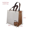 AllGIFT Túi mua sắm đeo nách, vải không dệt chống thấm, tote trẻ em lớn 2