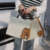 AllGIFT Túi mua sắm đeo nách, vải không dệt chống thấm, tote trẻ em lớn 9