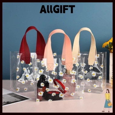 AllGIFT Túi Mua Sắm Trong Suốt PVC Tote Little Daisy Chống Nước 49.248₫