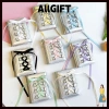 AllGIFT Ví bạc ngọt ngào - Ví tiền xu ngắn dây đeo Hàn Quốc Y2K thời trang nữ