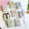 AllGIFT Ví bạc ngọt ngào - Ví tiền xu ngắn dây đeo Hàn Quốc Y2K thời trang nữ 8