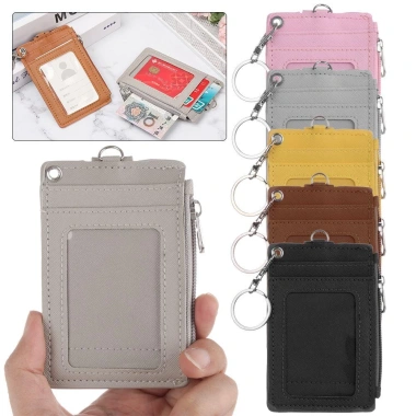 AllGIFT Ví Đựng Tiền Xu Kinh Doanh Thẻ Xe Buýt Da PU Móc Khóa Giá Ưu Đãi 60.588₫ 9