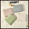 AllGIFT Ví Ngắn Dây Kéo Màu Trơn Nhỏ - Ví Da Dung Tích Lớn Retro Nữ 47.304 VND