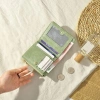 AllGIFT Ví Ngắn Dây Kéo Màu Trơn Nhỏ - Ví Da Dung Tích Lớn Retro Nữ 47.304 VND 9