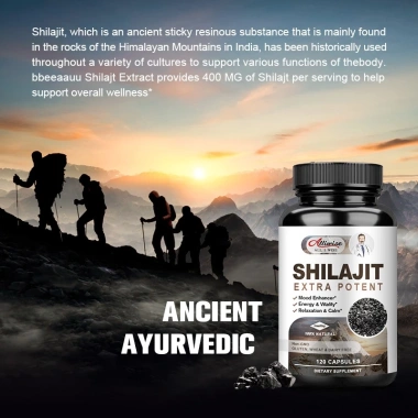 Alliwise Nhân Sâm Shilajit 400mg - Cải Thiện Trí Nhớ, Tăng Miễn Dịch, Chống Mệt Mỏi - Giảm Giá 22% - 337.000 VND