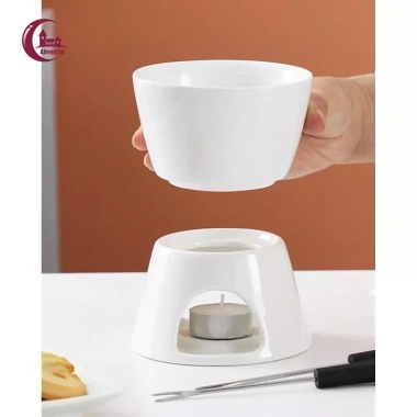 Almencla Nồi Gốm Chocolate Fondue Lẩu Phô Mai Sáp Tan Bơ Giá chỉ 192.500₫ 2
