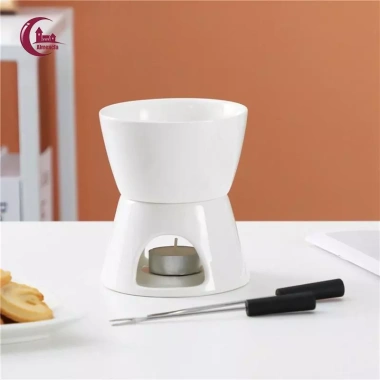 Almencla Nồi Gốm Chocolate Fondue Lẩu Phô Mai Sáp Tan Bơ Giá chỉ 192.500₫ 8