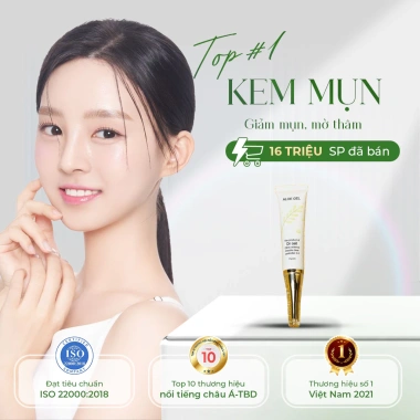 Aloe Gel Nha Đam giảm mụn, mờ thâm 15ml SAN25 chiết xuất 100% thiên nhiên, giá ưu đãi 150.000 VND 2 Aloe Gel Nha Đam giảm mụn, mờ thâm 15ml SAN25 chiết xuất 100% thiên nhiên, giá ưu đãi 150.000 VND 2