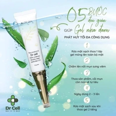 Aloe Gel Nha Đam giảm mụn, mờ thâm 15ml SAN25 chiết xuất 100% thiên nhiên, giá ưu đãi 150.000 VND 5 Aloe Gel Nha Đam giảm mụn, mờ thâm 15ml SAN25 chiết xuất 100% thiên nhiên, giá ưu đãi 150.000 VND 5