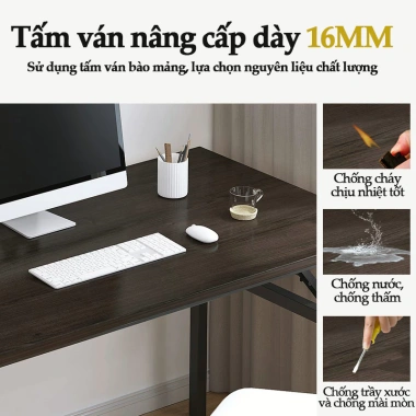 ALOVE Bàn Làm Việc Lắp Sẵn Xếp Gọn Tiện Lợi Văn Phòng Học Tập Cứng Cáp 269.000₫