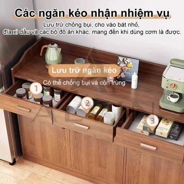 ALVIN Tủ Đựng Đồ Đa Năng Gỗ E0 Thân Thiện - Tải 150kg, Dung Lượng Lớn, Giá 699.900 VND 5