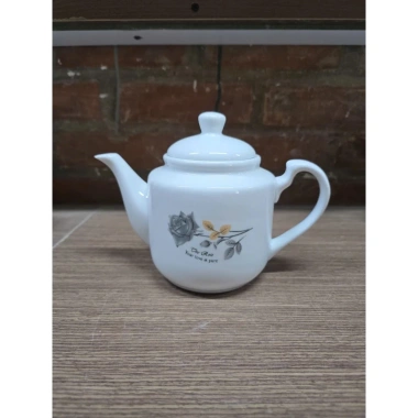 Ấm bình trà vuông 800ml hoa hồng đen - Thiết kế hiện đại, giá chỉ 59.000₫ 5