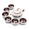 Ấm chén kiến trản men hỏa biến 1 ấm 6 chén trà và hộp đựng Huydecor - Giá chỉ 116k 10