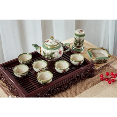Ấm chén men tro Bát Tràng Thiết kế truyền thống, chất liệu bền, chỉ 65.000₫ 7 Ấm chén men tro Bát Tràng Thiết kế truyền thống, chất liệu bền, chỉ 65.000₫ 7