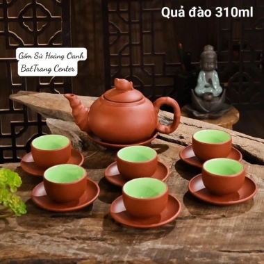 Ấm chén pha trà Bát Tràng đất nung đỏ - Đẹp, mộc mạc, giá rẻ tận xưởng 208.522₫