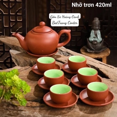 Ấm chén pha trà Bát Tràng đất nung đỏ - Đẹp, mộc mạc, giá rẻ tận xưởng 208.522₫