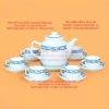 Ấm chén pha trà Bát Tràng men sứ trắng 700ml Jasmine Chim Lạc 7 mẫu giá 355.950đ 2