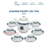 Ấm chén pha trà Bát Tràng men sứ trắng 700ml Jasmine Chim Lạc 7 mẫu giá 355.950đ 6