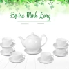 Ấm chén trắng viền vàng, bát tráng cao cấp – Quà tặng sang trọng, giá 220.000₫ 7