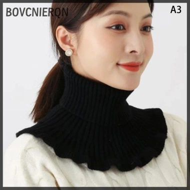 Ấm dệt kim cổ cao nữ giả len dày, chống gió mạnh, chỉ 35.000 VND giảm giá
