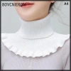 Ấm dệt kim cổ cao nữ giả len dày, chống gió mạnh, chỉ 35.000 VND giảm giá 9