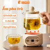 Ấm Điện Thủy Tinh 400W DOMES - Pha Trà Nóng, Giữ Nhiệt 24h, Lõi Lọc Trà Mùa Đông, Quà Tết Ý Nghĩa 328k