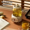 Ấm Điện Thủy Tinh 400W DOMES - Pha Trà Nóng, Giữ Nhiệt 24h, Lõi Lọc Trà Mùa Đông, Quà Tết Ý Nghĩa 328k 2