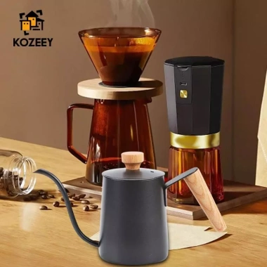Ấm đun nước 350ml cổ ngỗng, nhỏ giọt, nắp kín, pha cà phê & trà, dùng trong nhà và ngoài trời 2 Ấm đun nước 350ml cổ ngỗng, nhỏ giọt, nắp kín, pha cà phê & trà, dùng trong nhà và ngoài trời 2