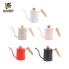 Ấm đun nước 350ml cổ ngỗng, nhỏ giọt, nắp kín, pha cà phê & trà, dùng trong nhà và ngoài trời 8