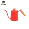 Ấm đun nước 350ml cổ ngỗng, nhỏ giọt, nắp kín, pha cà phê & trà, dùng trong nhà và ngoài trời 11