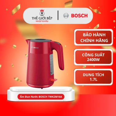 Ấm Đun Nước BOSCH TWK2M164 - Đun Nhanh, Giữ Nhiệt Lâu, An Toàn, Giá 1.39 Triệu
