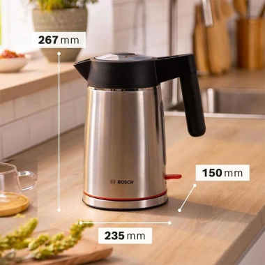 Ấm Đun Nước BOSCH TWK6M480 - Đun Nhanh, Bền Bỉ, An Toàn, Giá Ưu Đãi 1,781,538₫ - Hàng Chính Hãng