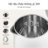 Ấm đun nước điện HODEKT 1.8L/2.3L nhanh, thép không gỉ, 2 lớp chống bỏng, 157.000₫ 5