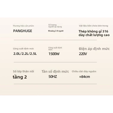 Ấm đun nước điện thép không gỉ 316 dung tích lớn, cách nhiệt, giữ nhiệt ổn định - 394.800 VND 7