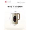 Ấm đun nước điện thép không gỉ 316 dung tích lớn, cách nhiệt, giữ nhiệt ổn định - 394.800 VND 8