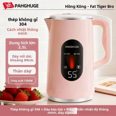 Ấm đun nước điện thép không gỉ 316 dung tích lớn, cách nhiệt, giữ nhiệt ổn định - 394.800 VND 14
