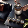 Ấm đun nước titan cao cấp NS dung tích lớn, ấm trà & tách cầm tay, phù hợp doanh nghiệp và gia đình - Giá ưu đãi 345.620₫ 5